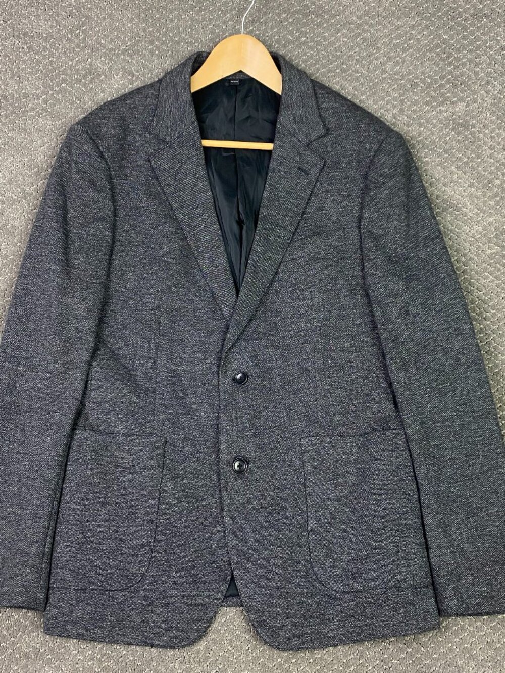 Bonobos Jetsetter Knit Blazer Athletic Fit Mens 42R Gray Lanificio Fortex NWOT